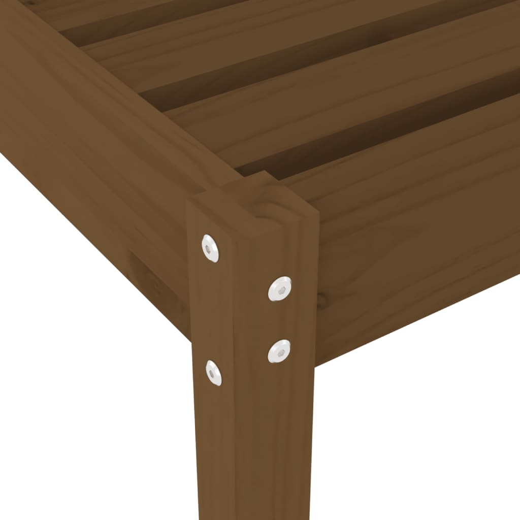Solid Wood Sun Lounger with Adjustable Support