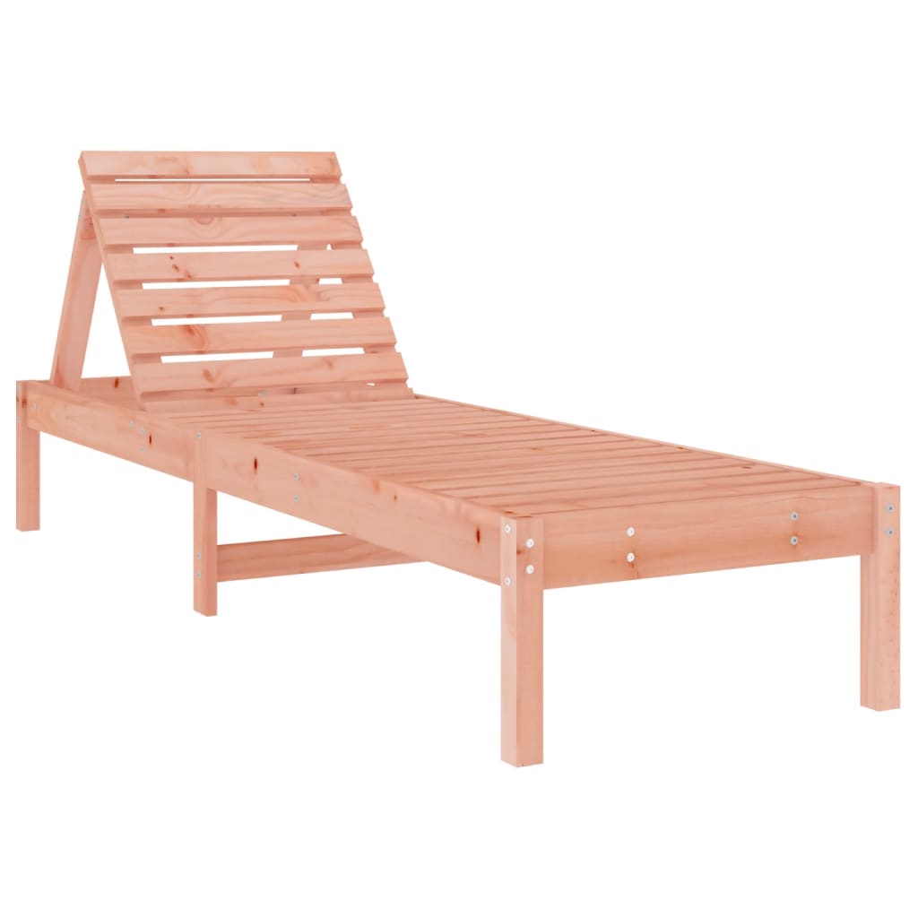 Solid Wood Sun Lounger with Adjustable Support