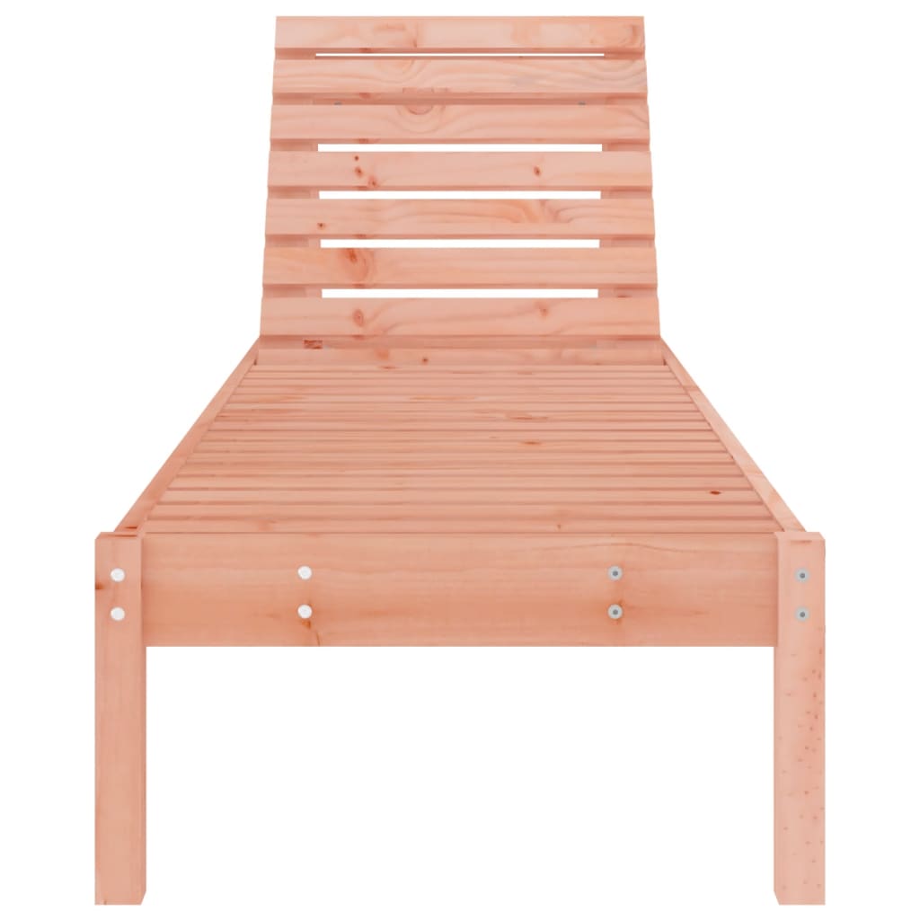 Solid Wood Sun Lounger with Adjustable Support