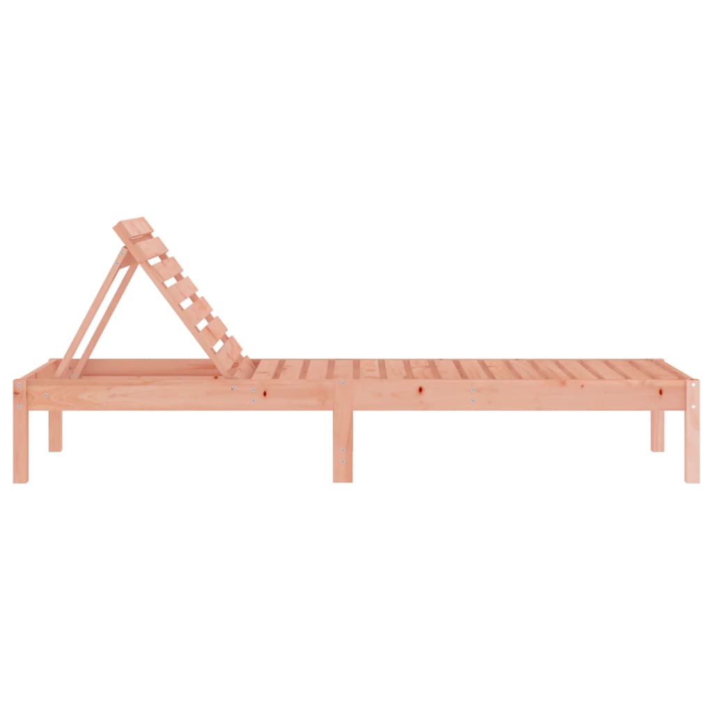 Solid Wood Sun Lounger with Adjustable Support