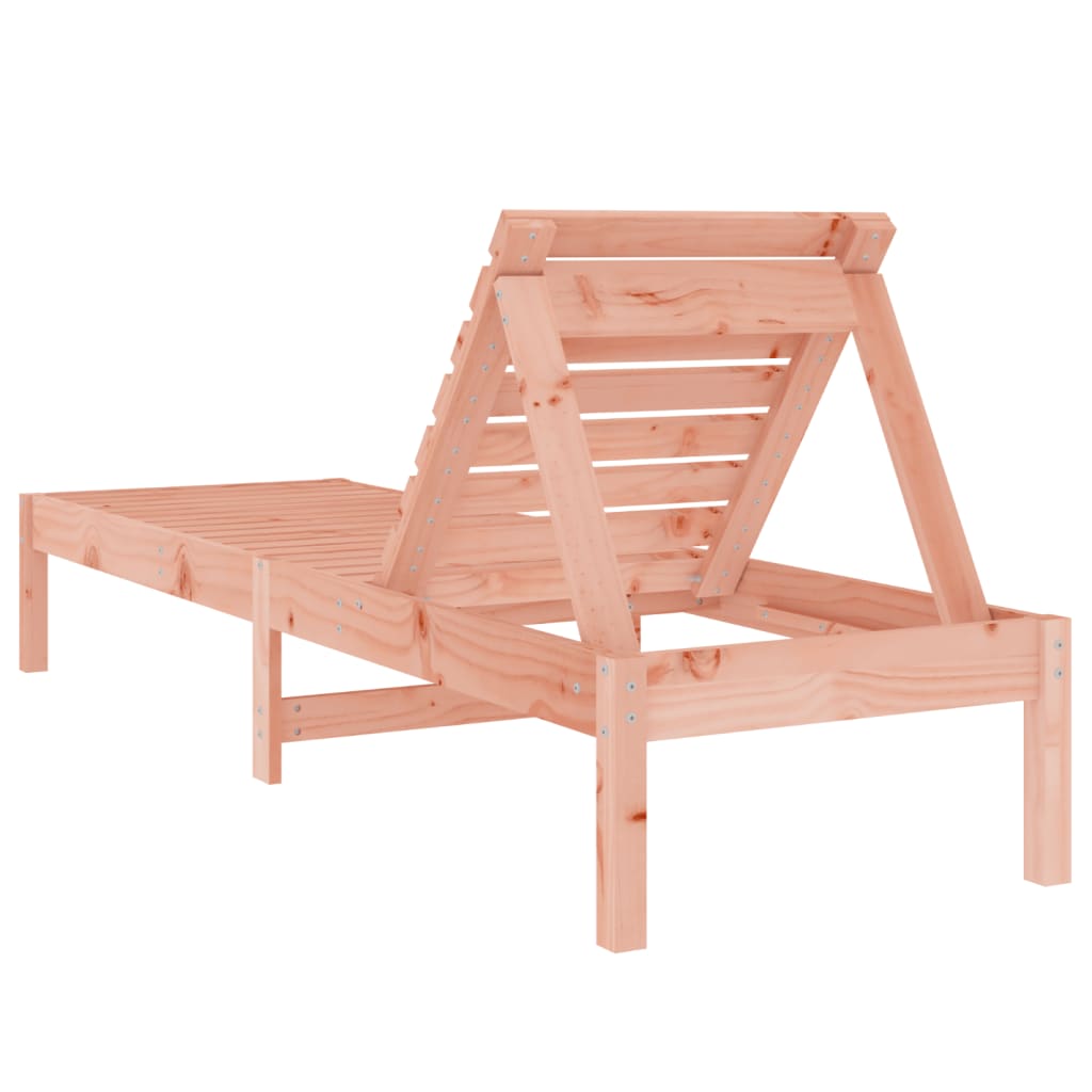 Solid Wood Sun Lounger with Adjustable Support