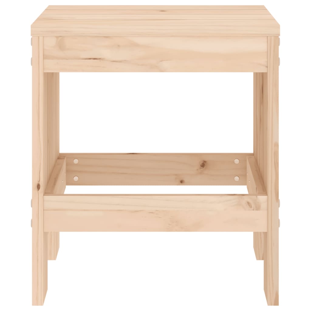 Garden Stools in Solid Wood - 2 pcs