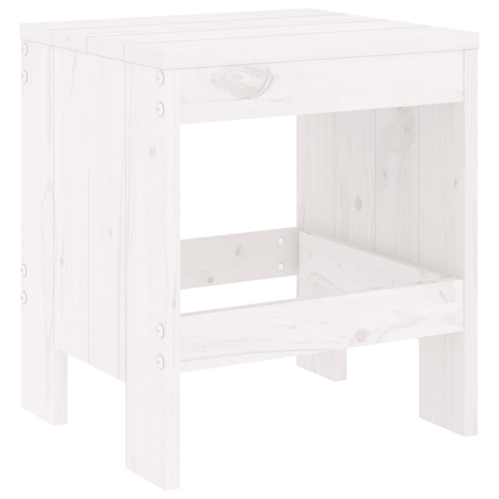 Garden Stools in Solid Wood - 2 pcs