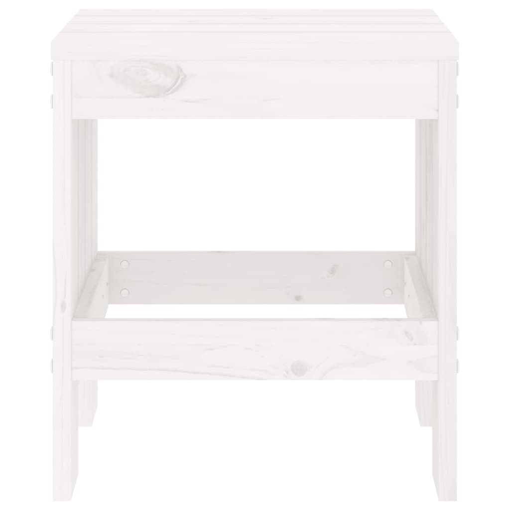 Garden Stools in Solid Wood - 2 pcs