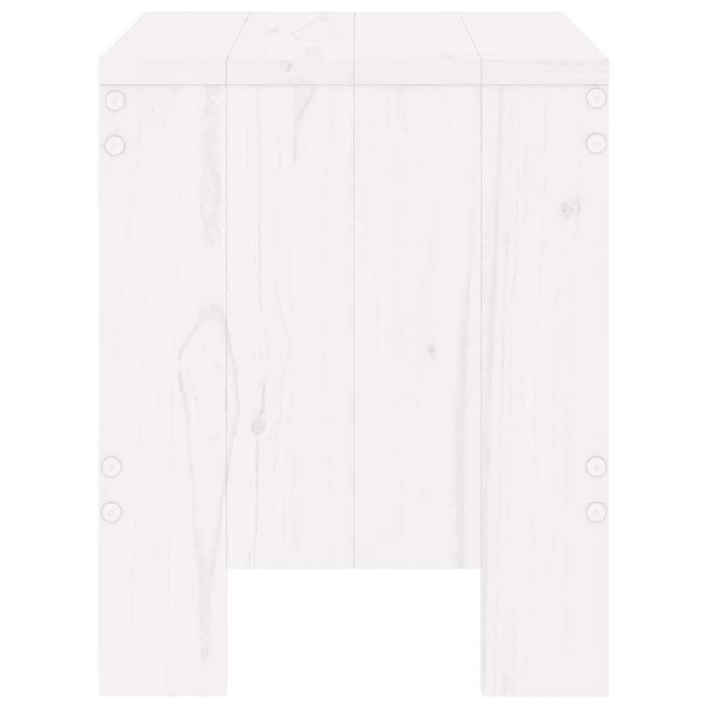 Garden Stools in Solid Wood - 2 pcs