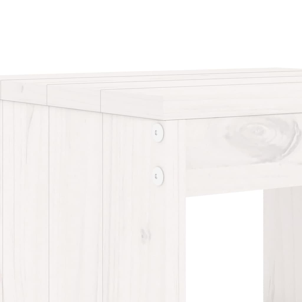 Garden Stools in Solid Wood - 2 pcs