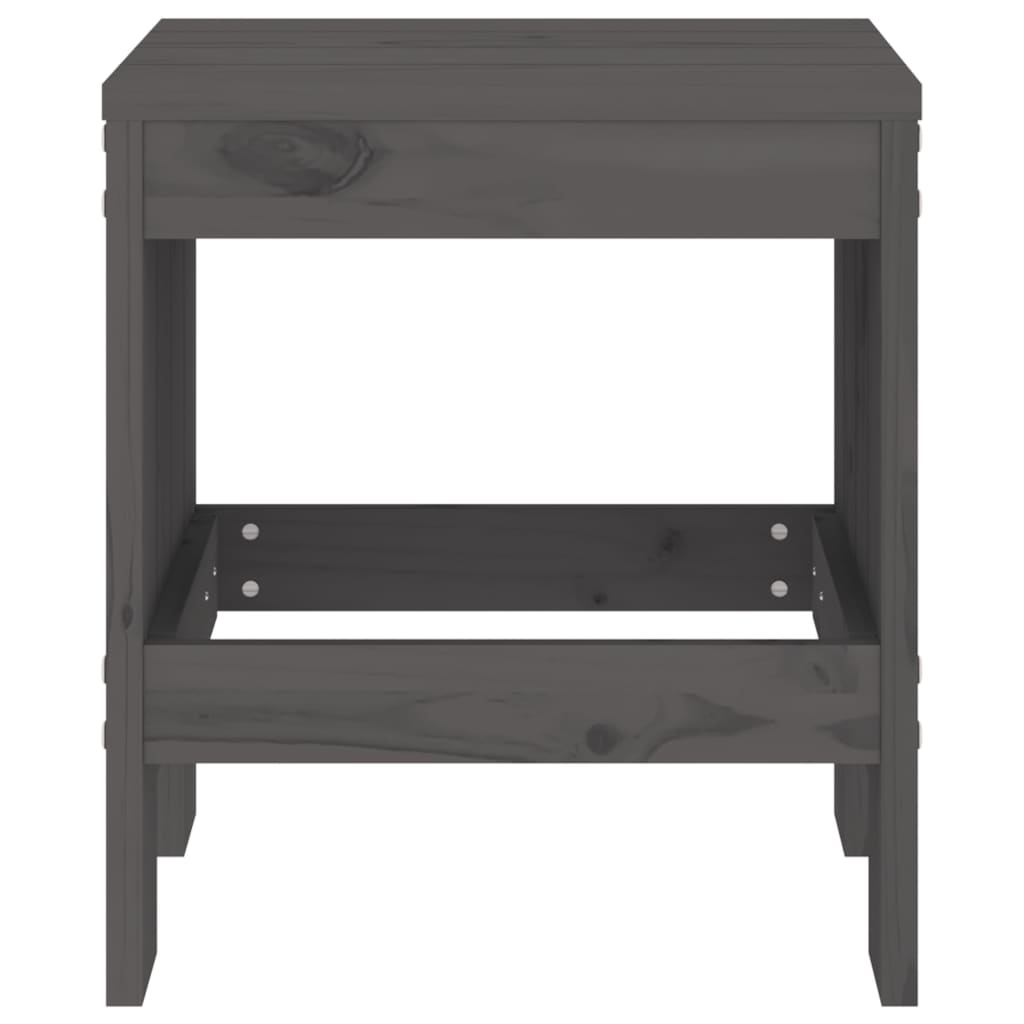 Garden Stools in Solid Wood - 2 pcs