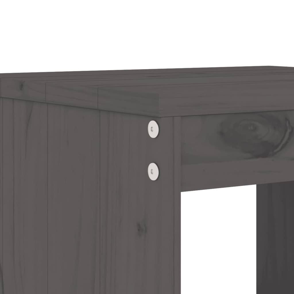 Garden Stools in Solid Wood - 2 pcs