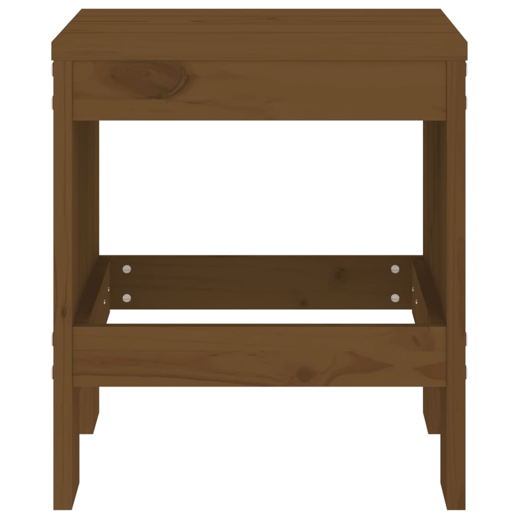 Garden Stools in Solid Wood - 2 pcs