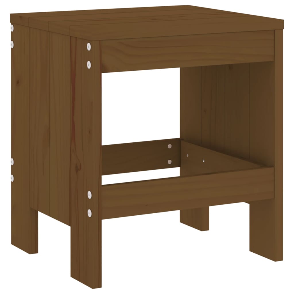 Garden Stools in Solid Wood - 2 pcs