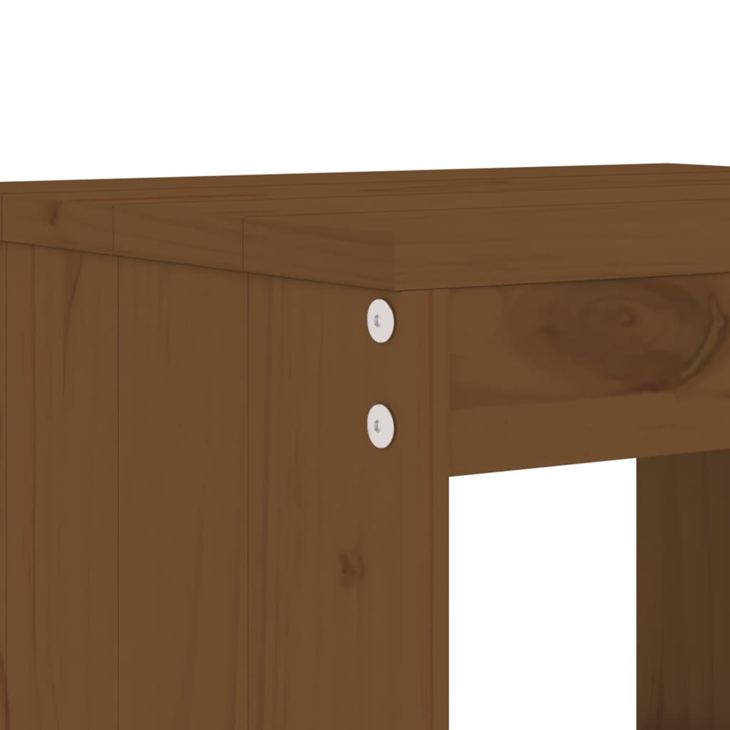 Garden Stools in Solid Wood - 2 pcs
