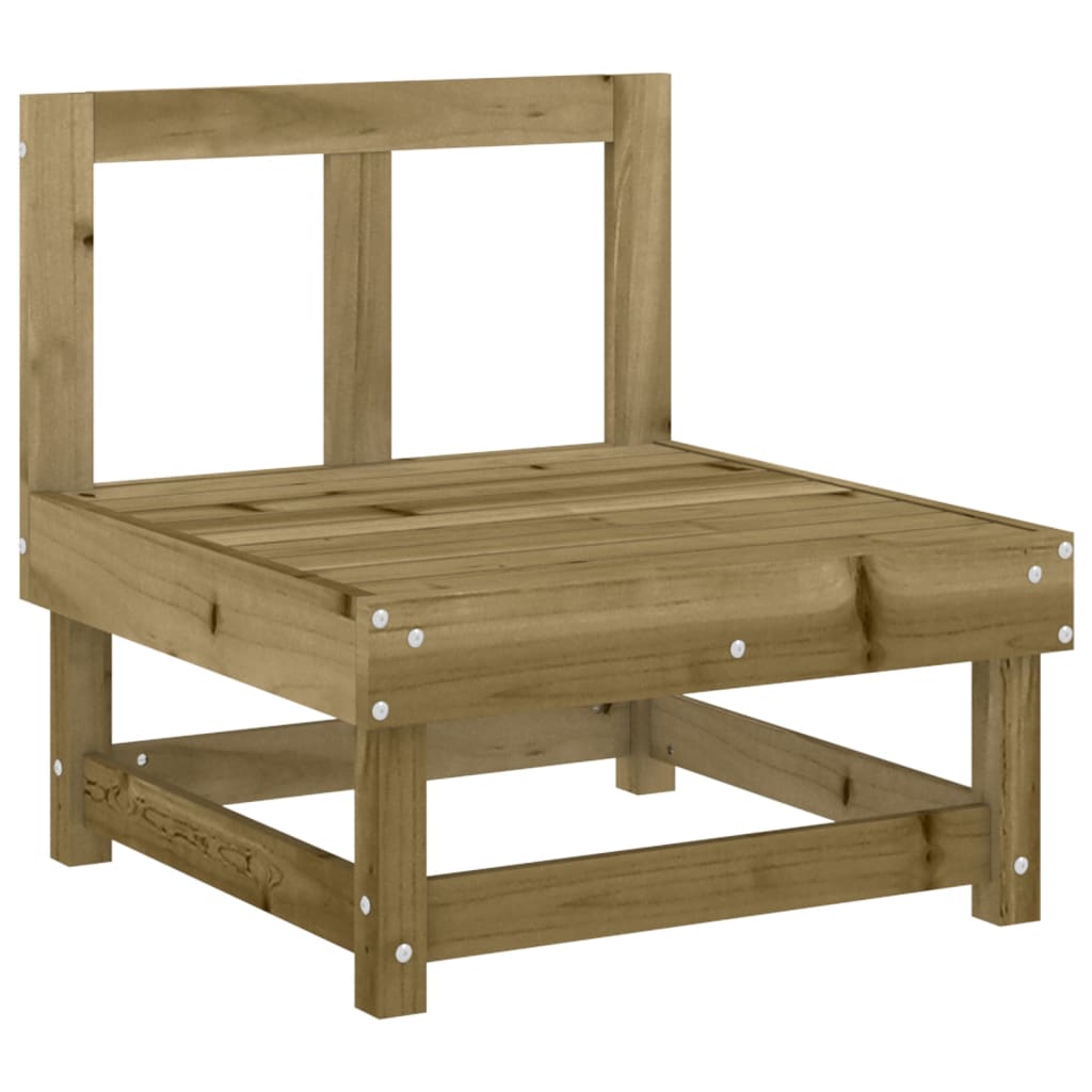 10 Piece Garden Lounge Set in Solid Wood