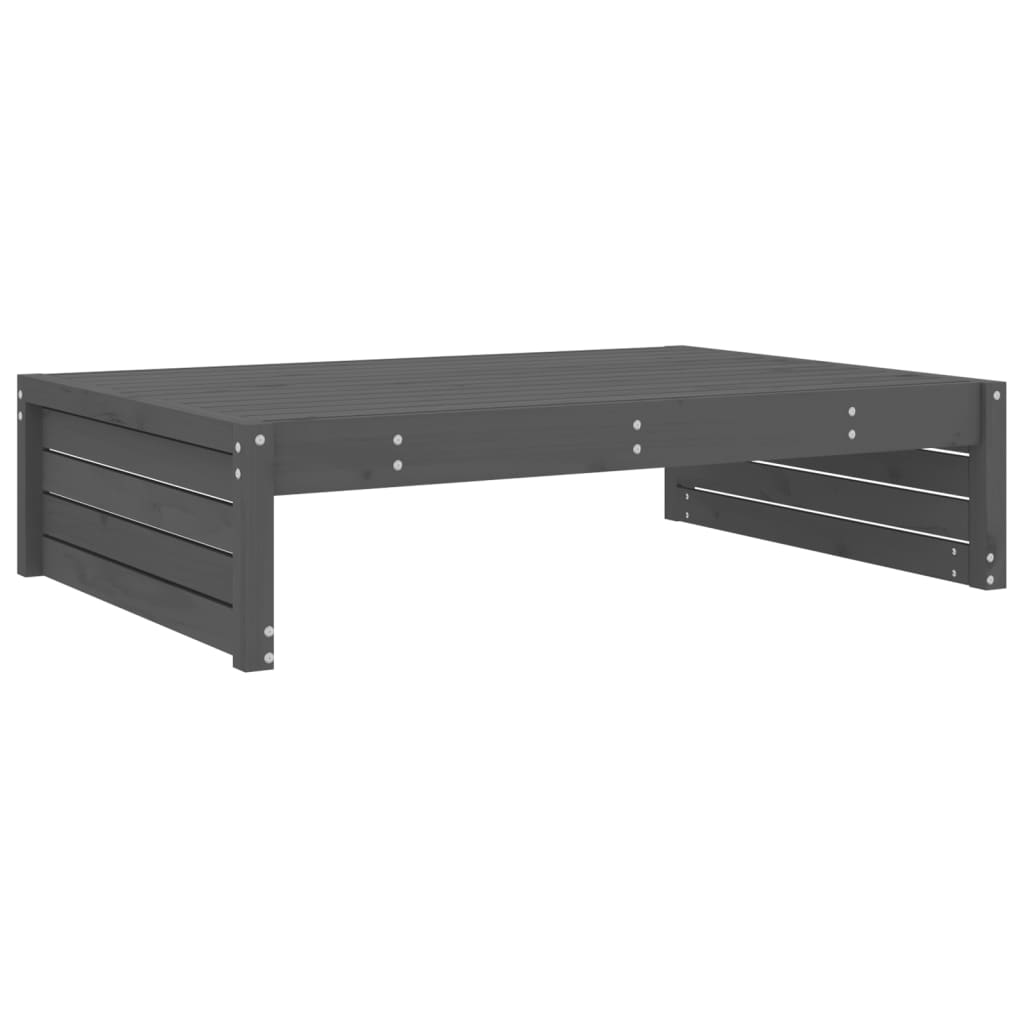 2 Piece Solid Wood Garden Lounge Set of Sofa and Table