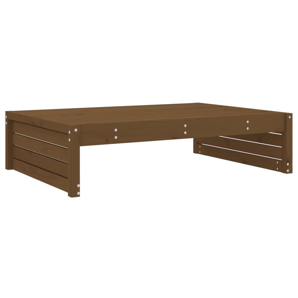 2 Piece Solid Wood Garden Lounge Set of Sofa and Table
