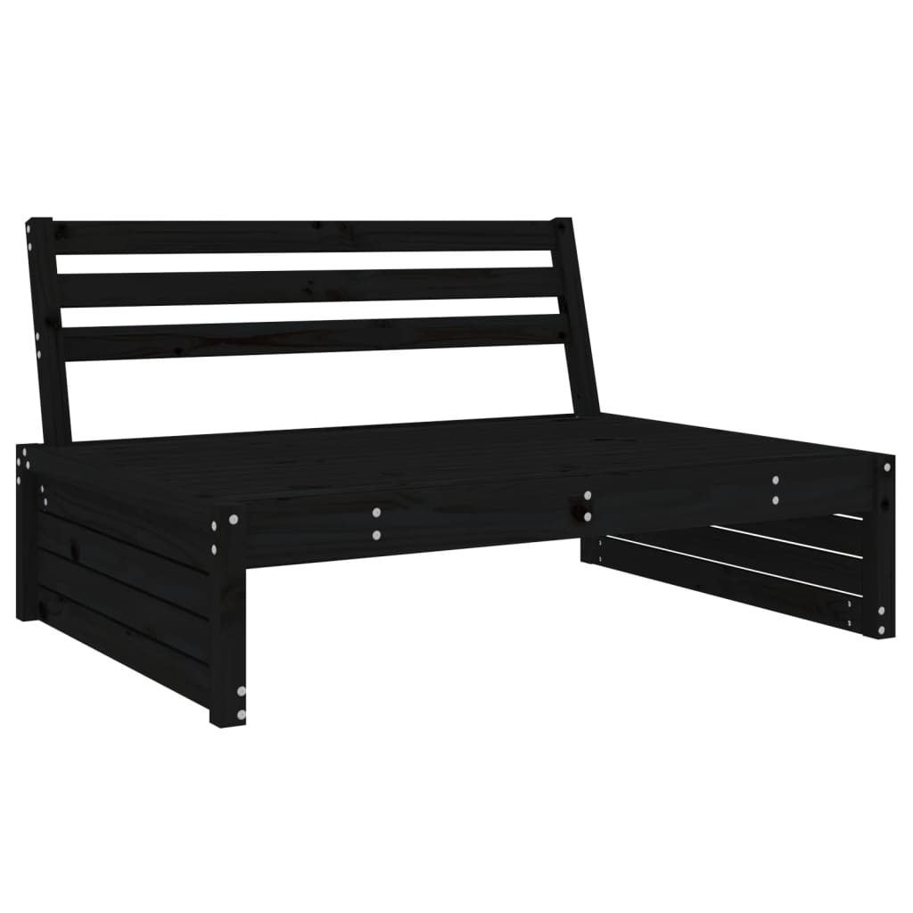 2 Piece Solid Wood Garden Lounge Set of Sofa and Table