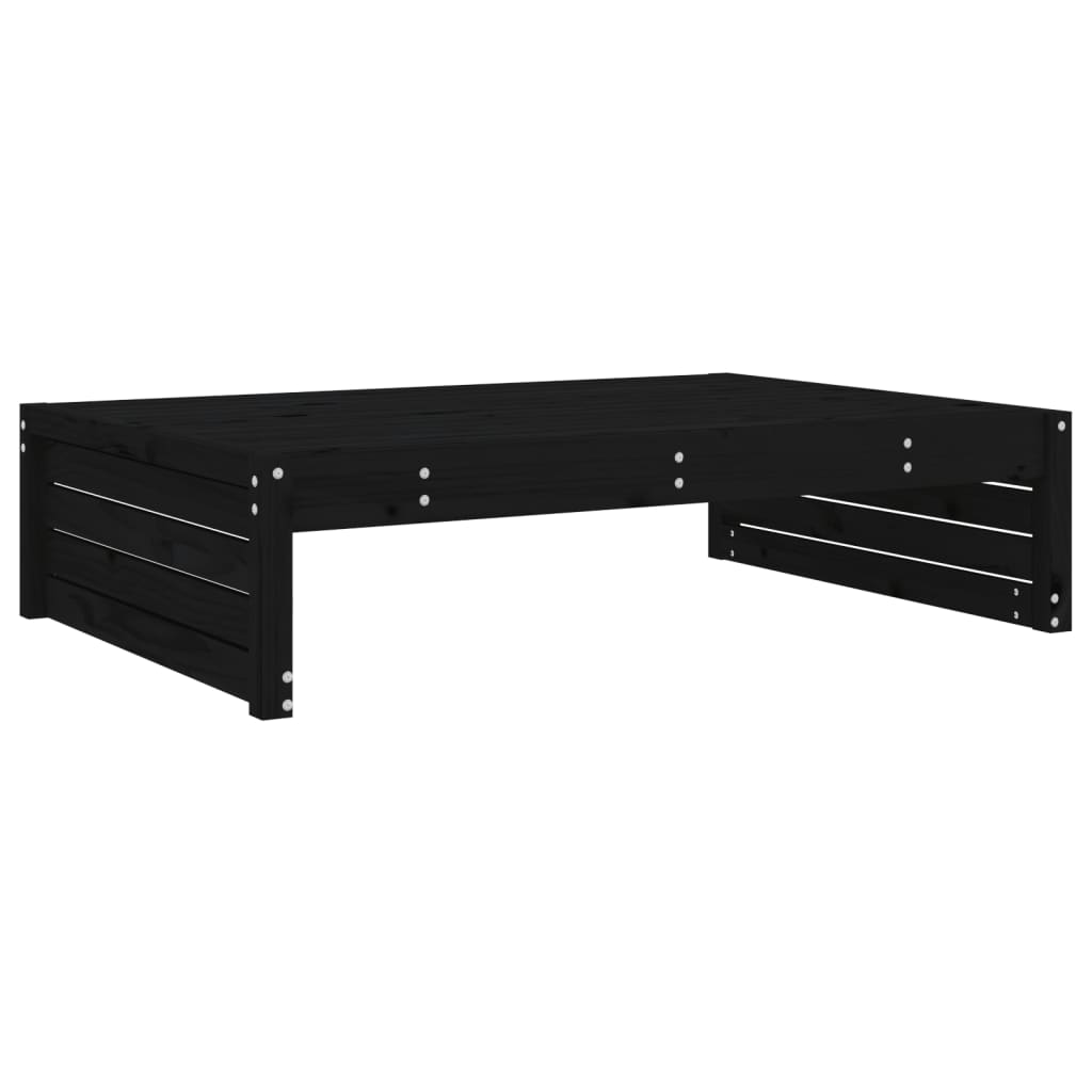 2 Piece Solid Wood Garden Lounge Set of Sofa and Table