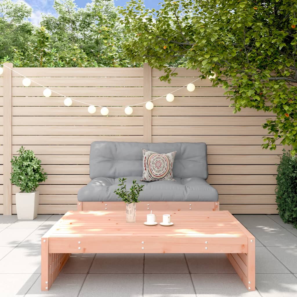 2 Piece Solid Wood Garden Lounge Set of Sofa and Table