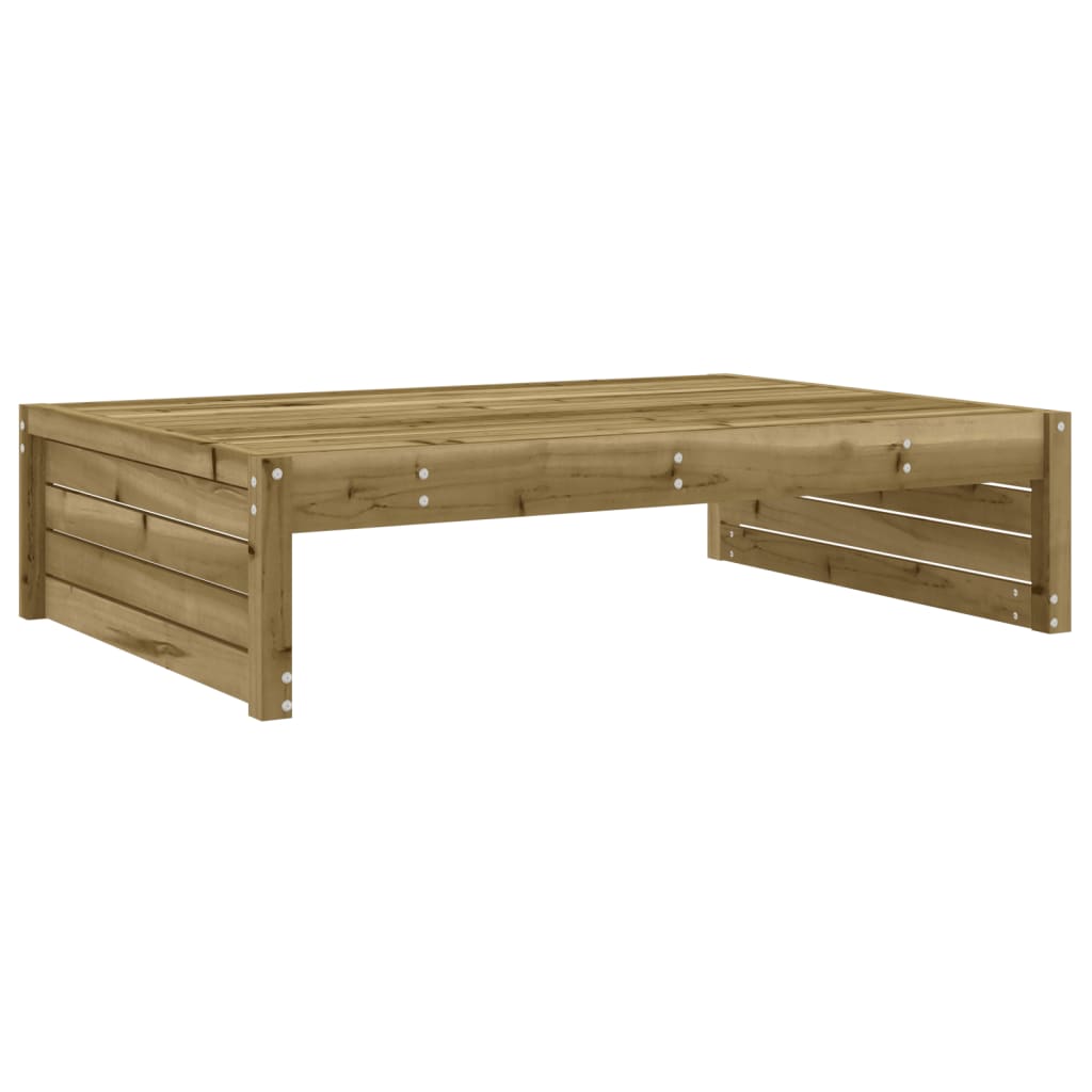 2 Piece Solid Wood Garden Lounge Set of Sofa and Table