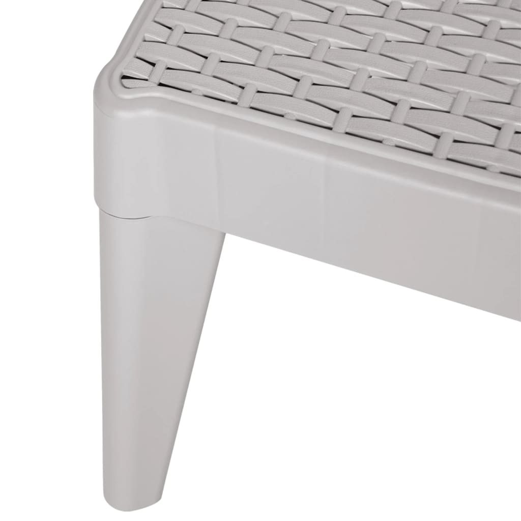 Durable Polypropylene Sun Lounger with Cushions