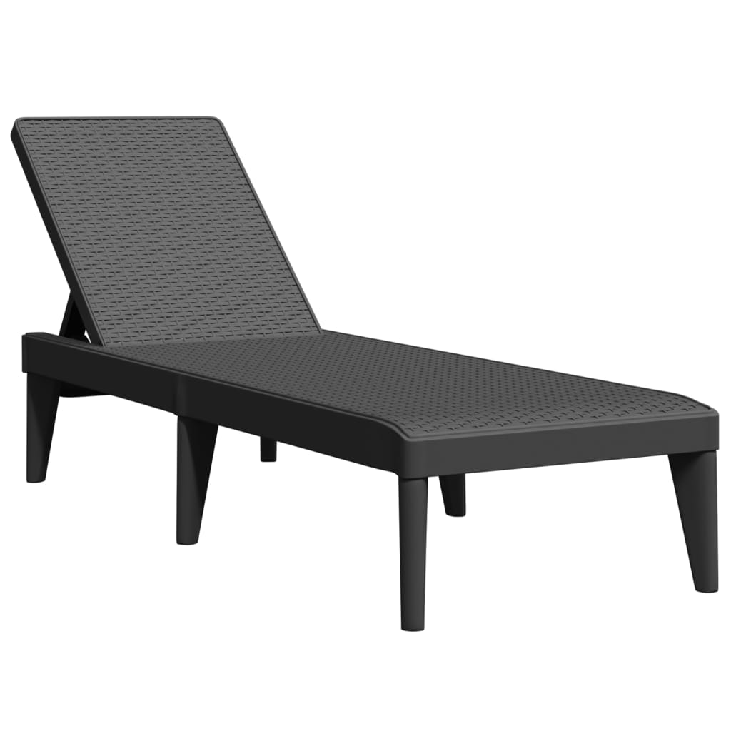 Durable Polypropylene Sun Lounger with Cushions