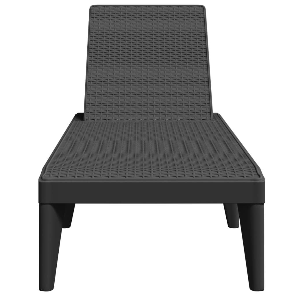 Durable Polypropylene Sun Lounger with Cushions
