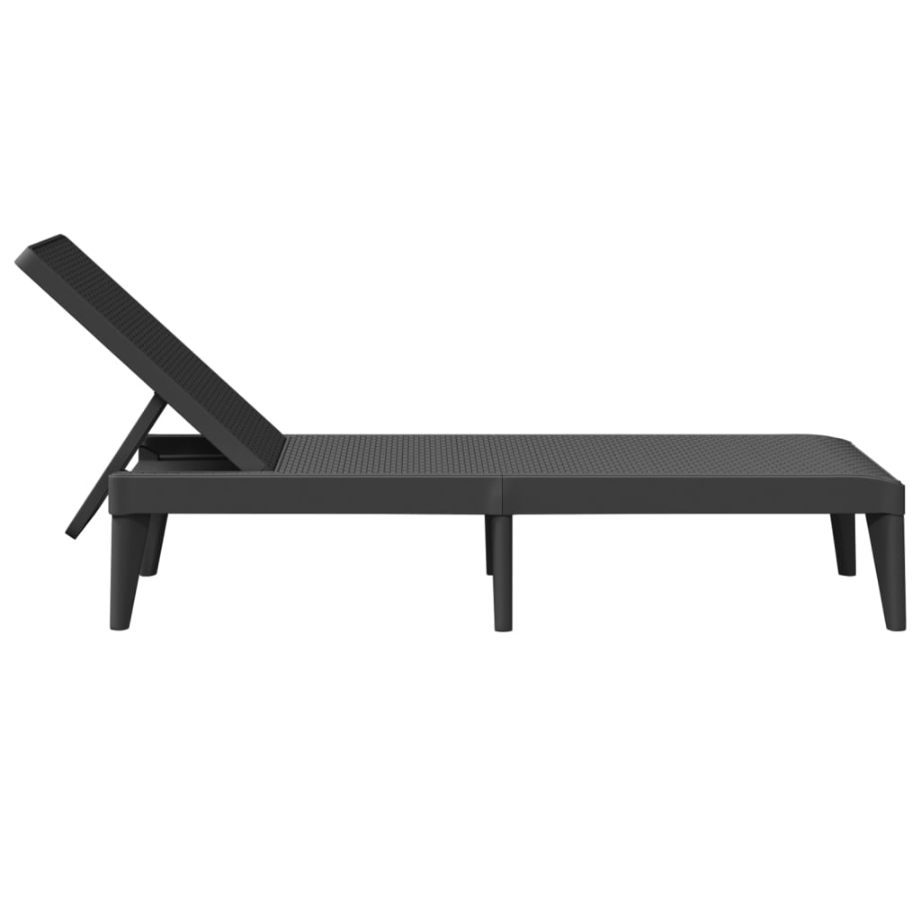 Durable Polypropylene Sun Lounger with Cushions