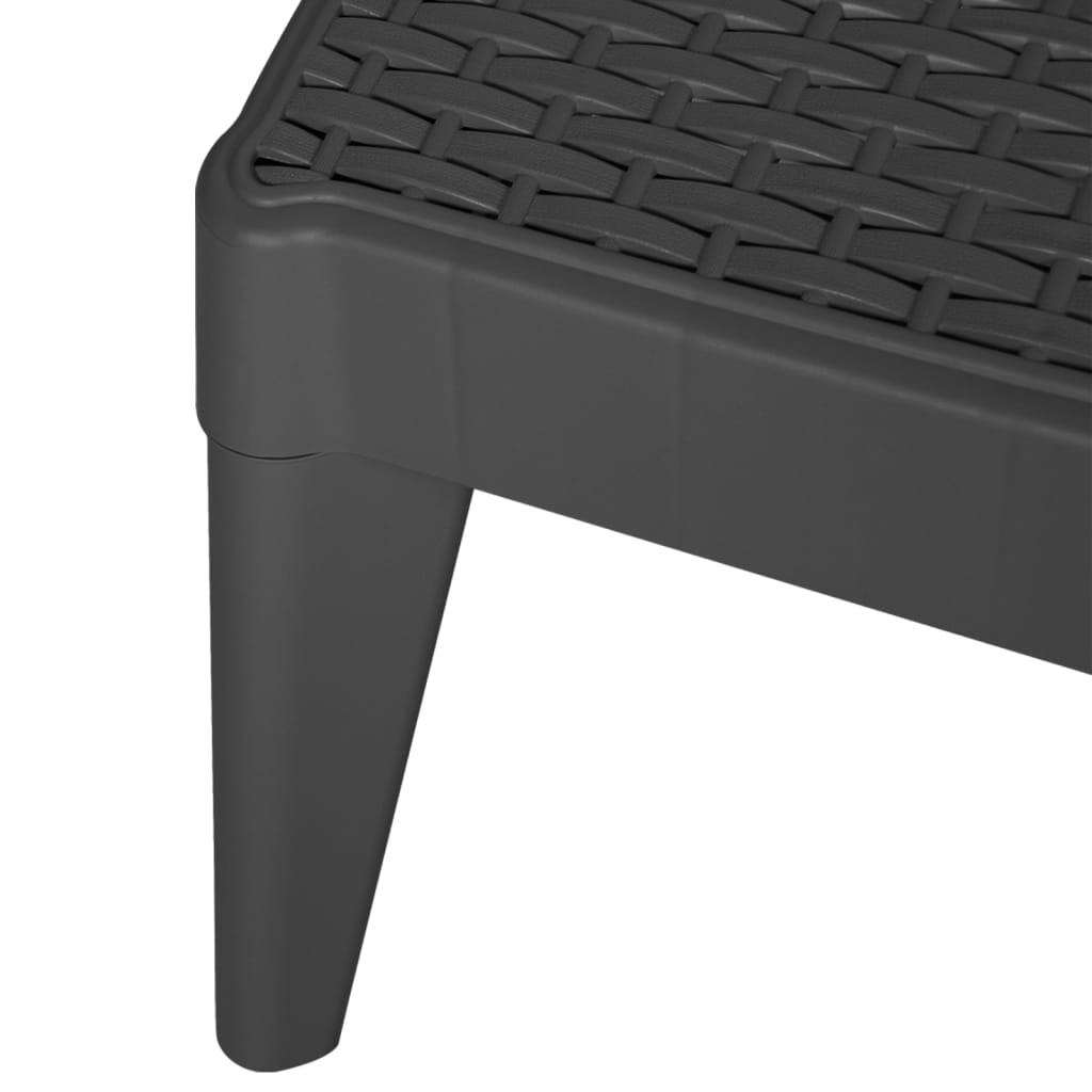 Durable Polypropylene Sun Lounger with Cushions