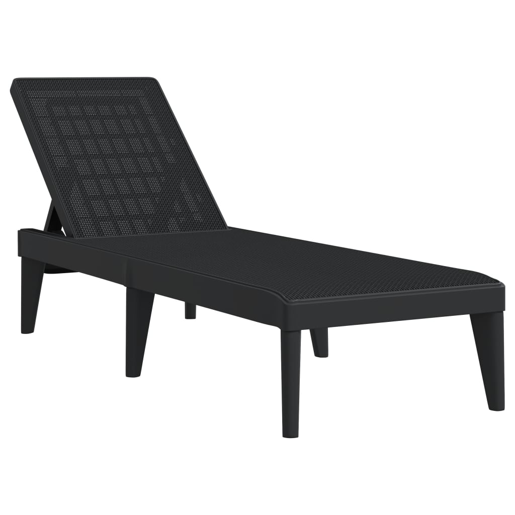 Durable Polypropylene Sun Lounger with Cushions