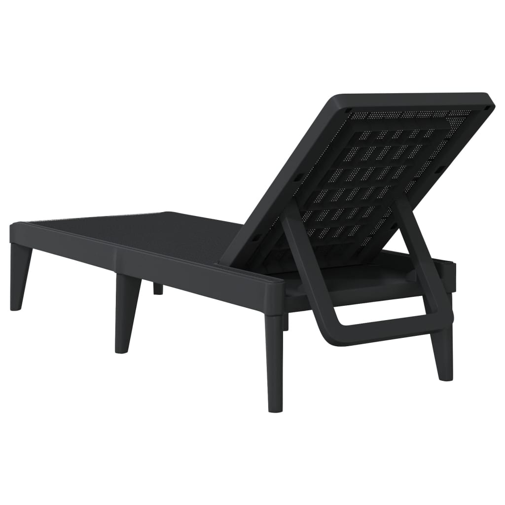 Durable Polypropylene Sun Lounger with Cushions