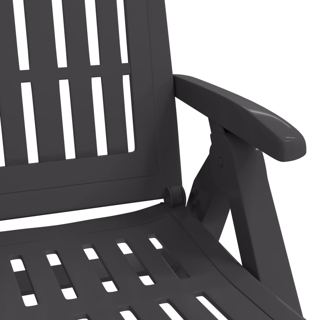 Folding Sun Lounger with Wheels