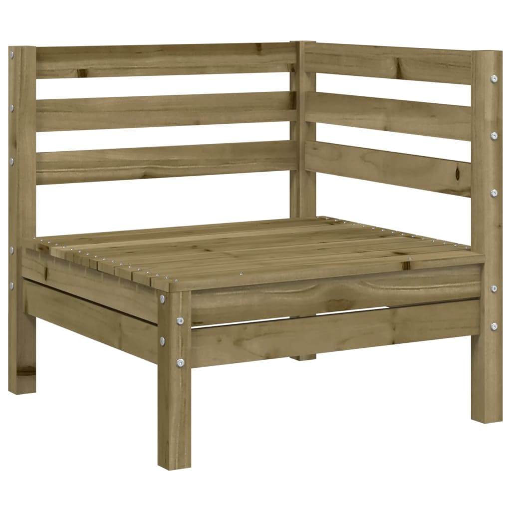 4-Seater Garden Sofa in Solid Wood