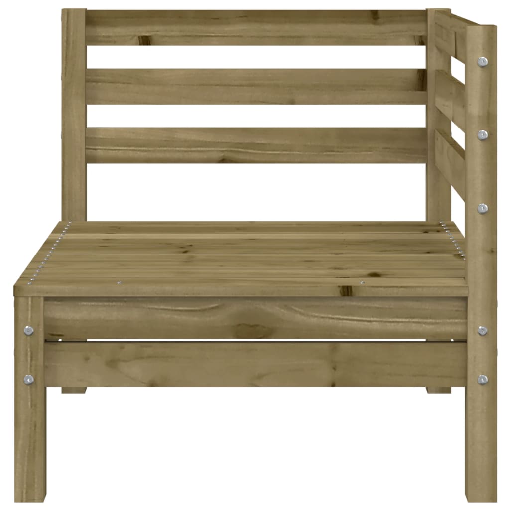 4-Seater Garden Sofa in Solid Wood