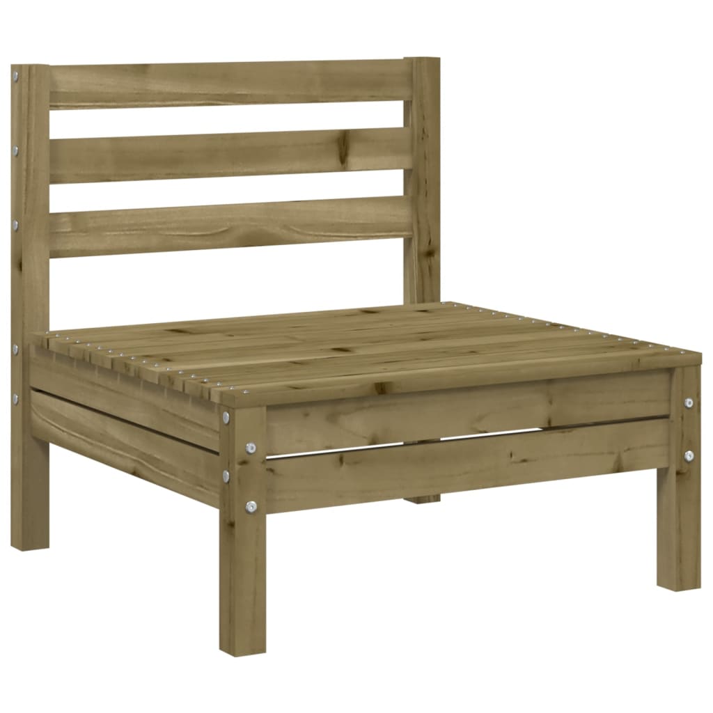4-Seater Garden Sofa in Solid Wood