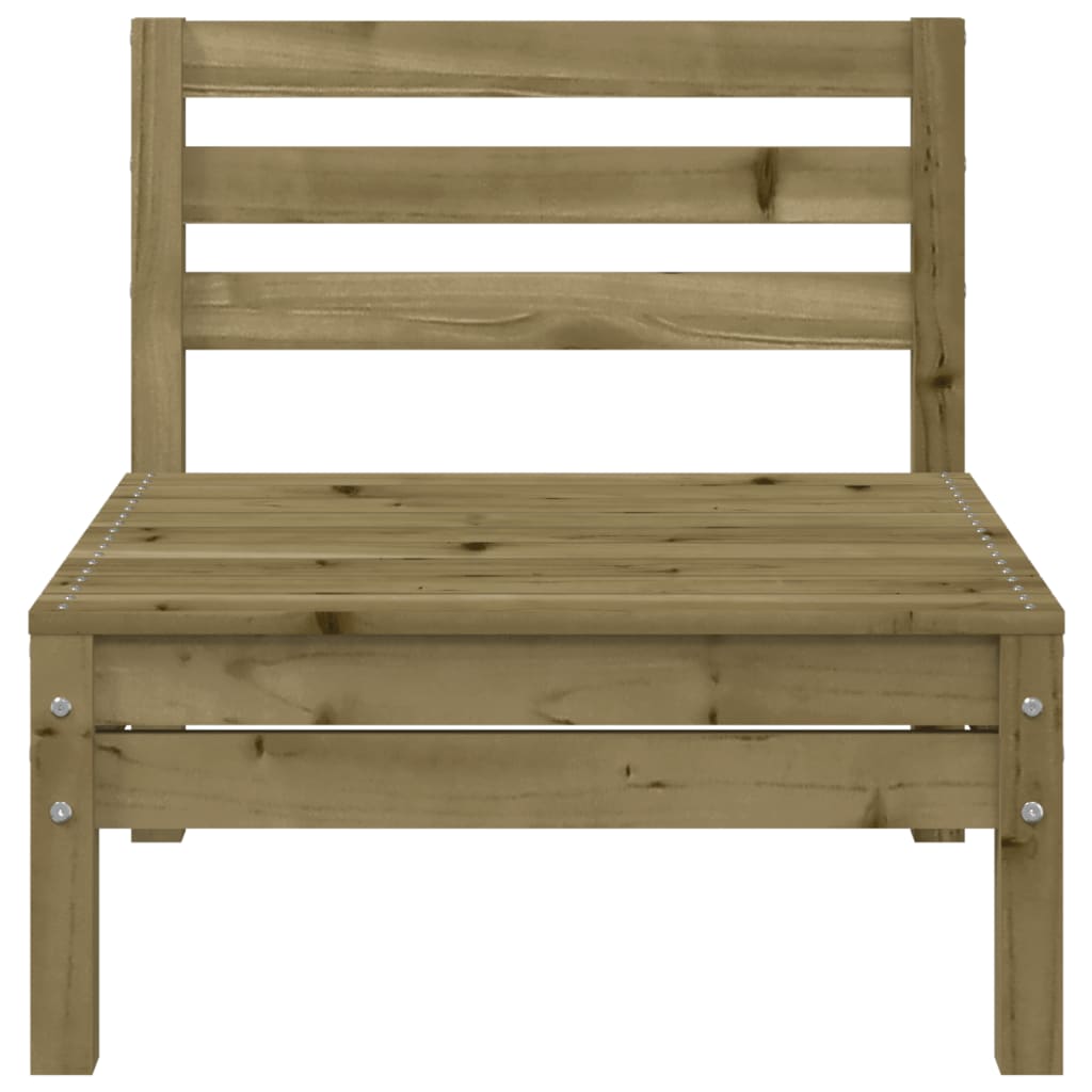 4-Seater Garden Sofa in Solid Wood