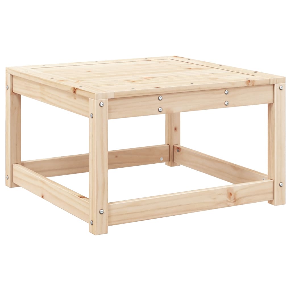Garden Footstool Solid Wood
