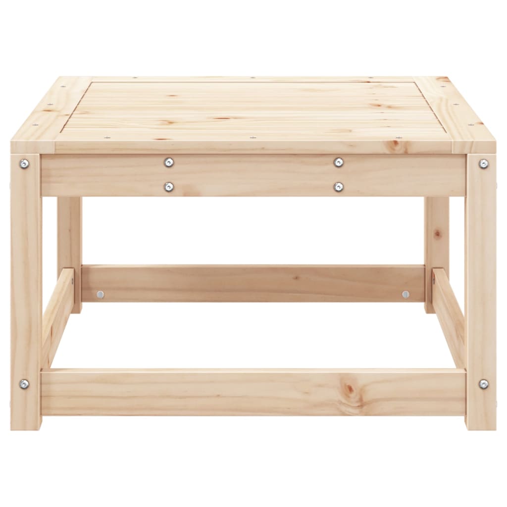 Garden Footstool Solid Wood
