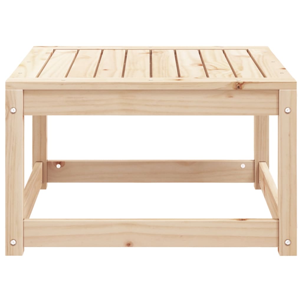 Garden Footstool Solid Wood
