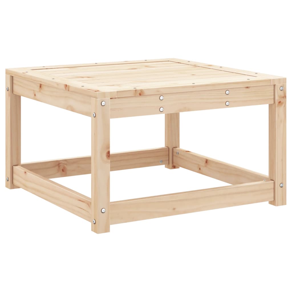 Garden Footstool Solid Wood