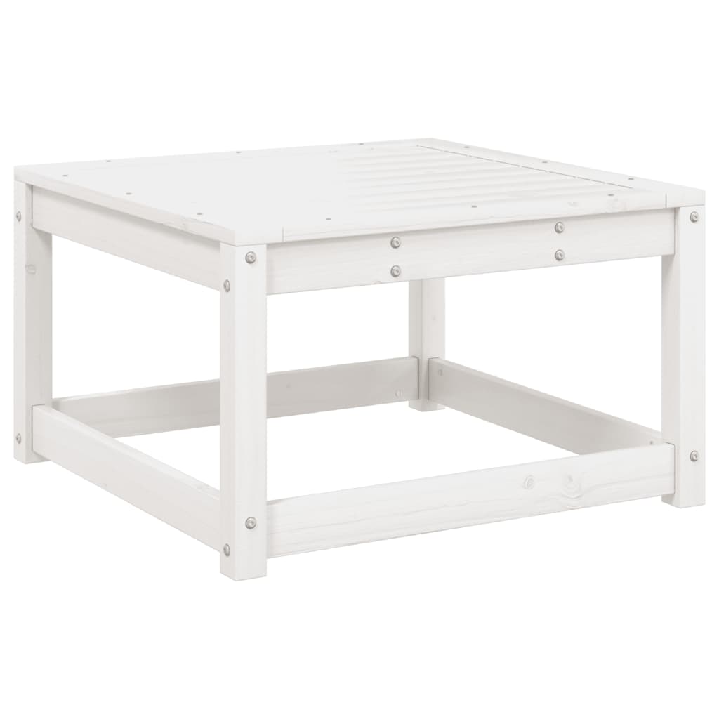 Garden Footstool Solid Wood