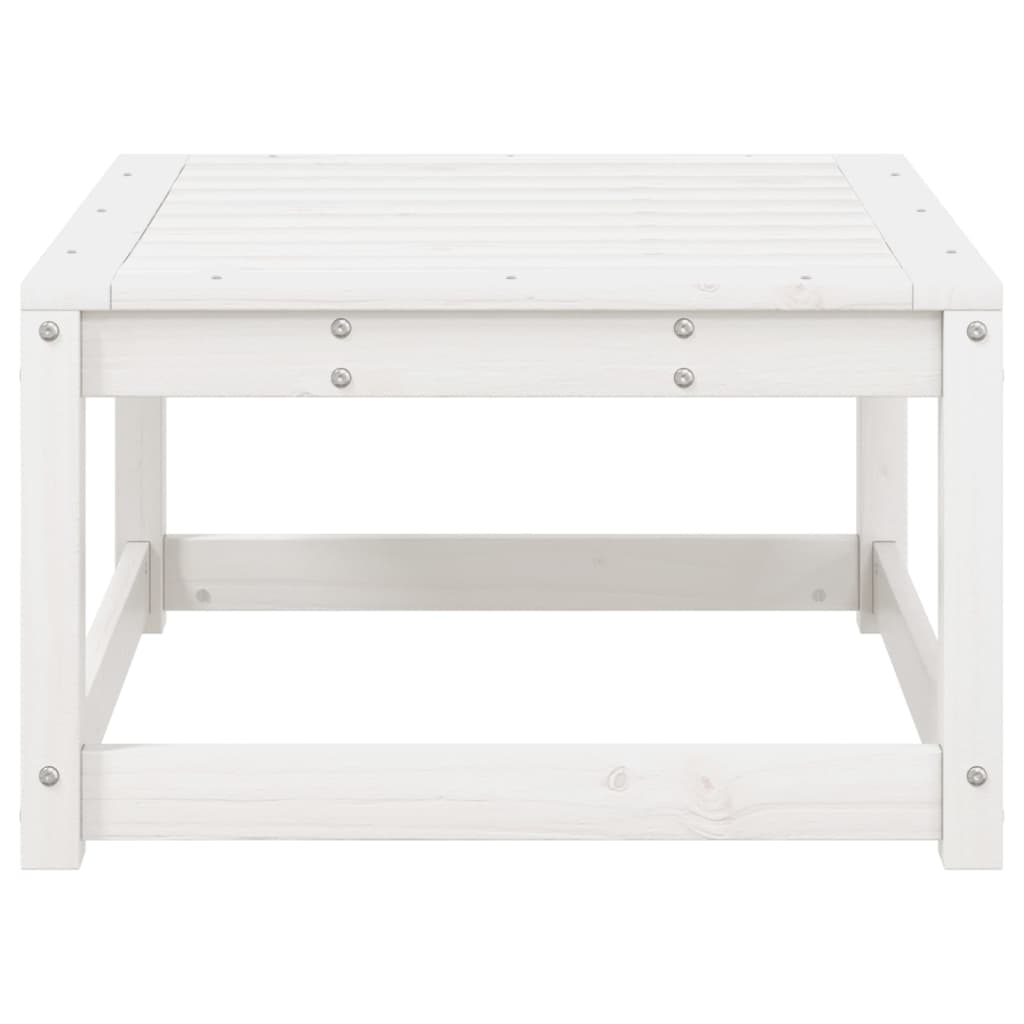 Garden Footstool Solid Wood