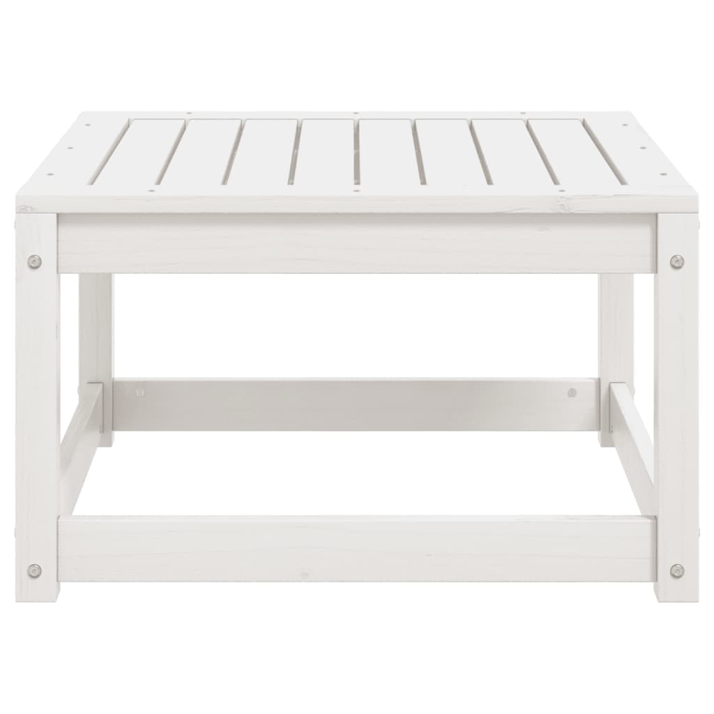 Garden Footstool Solid Wood