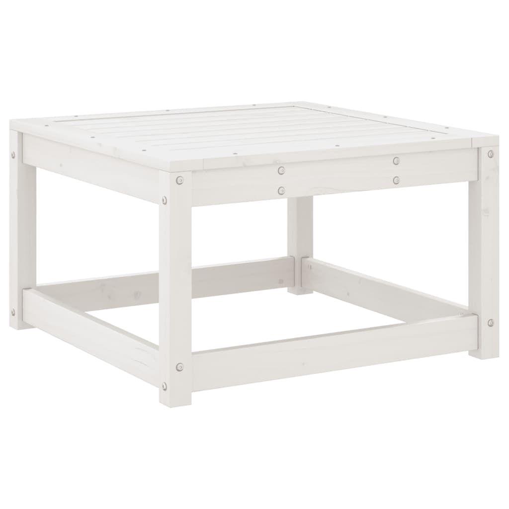 Garden Footstool Solid Wood