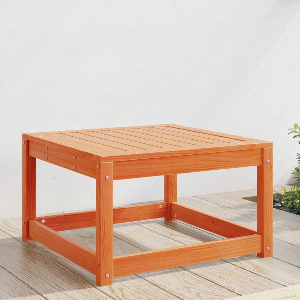 Garden Footstool Solid Wood