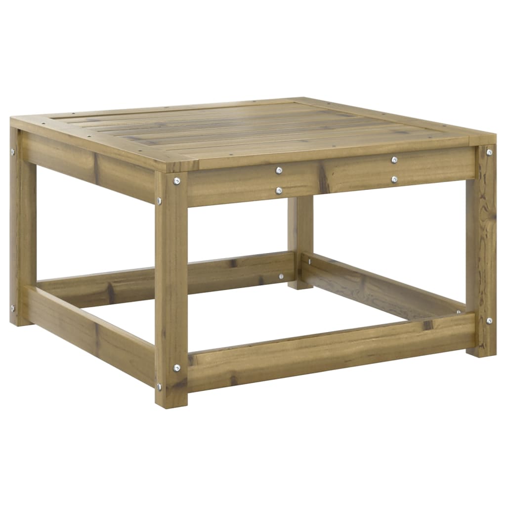 Garden Footstool Solid Wood