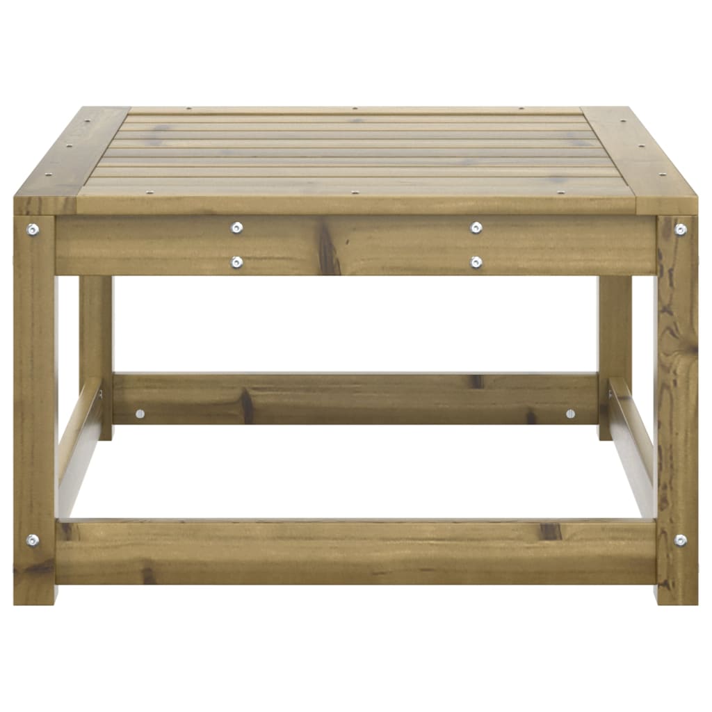 Garden Footstool Solid Wood