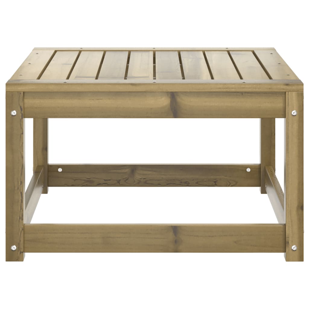 Garden Footstool Solid Wood
