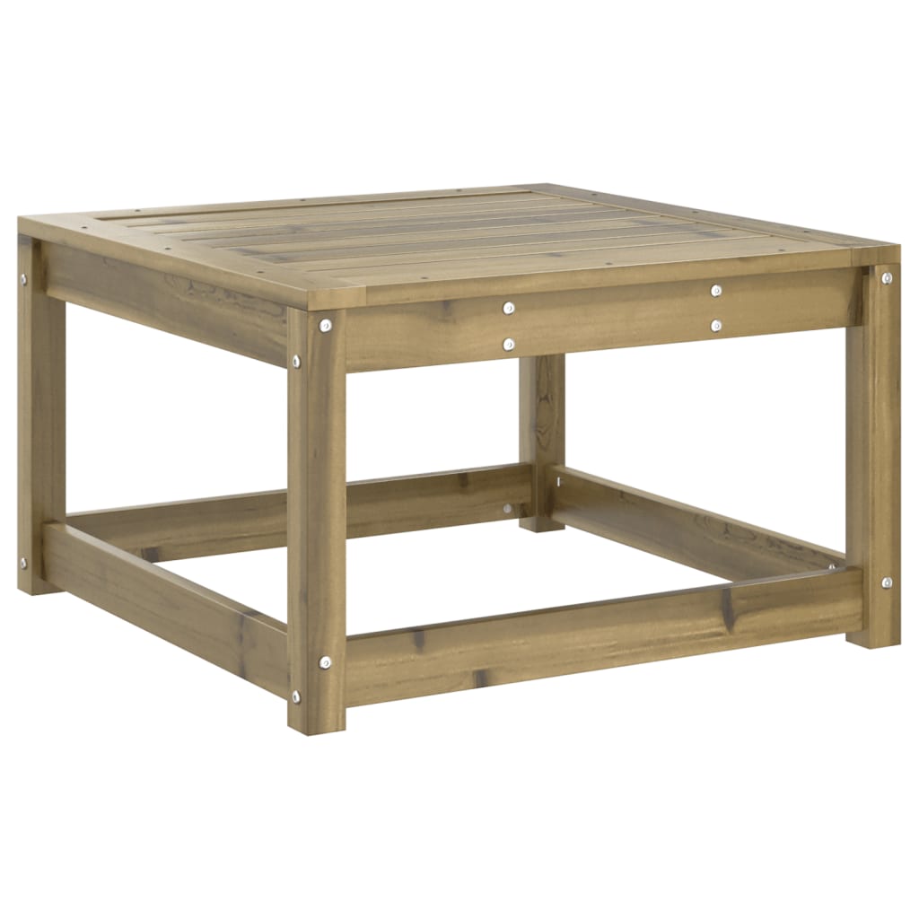 Garden Footstool Solid Wood