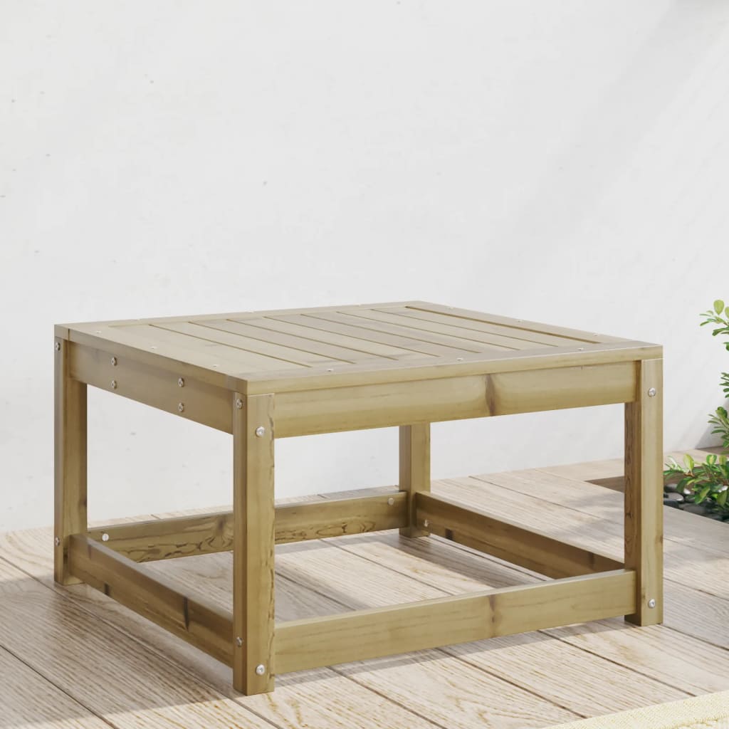 Garden Footstool Solid Wood
