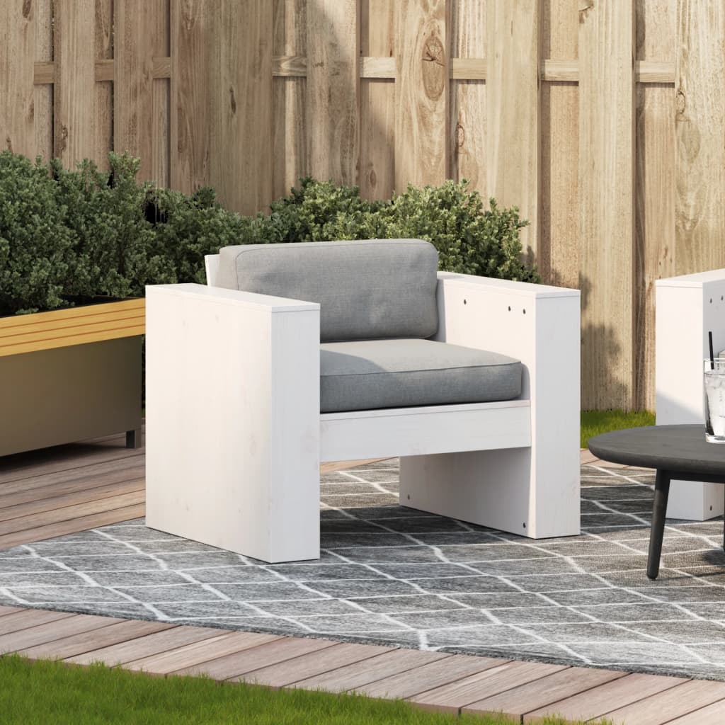 Chunky Solid Wood Garden Chair