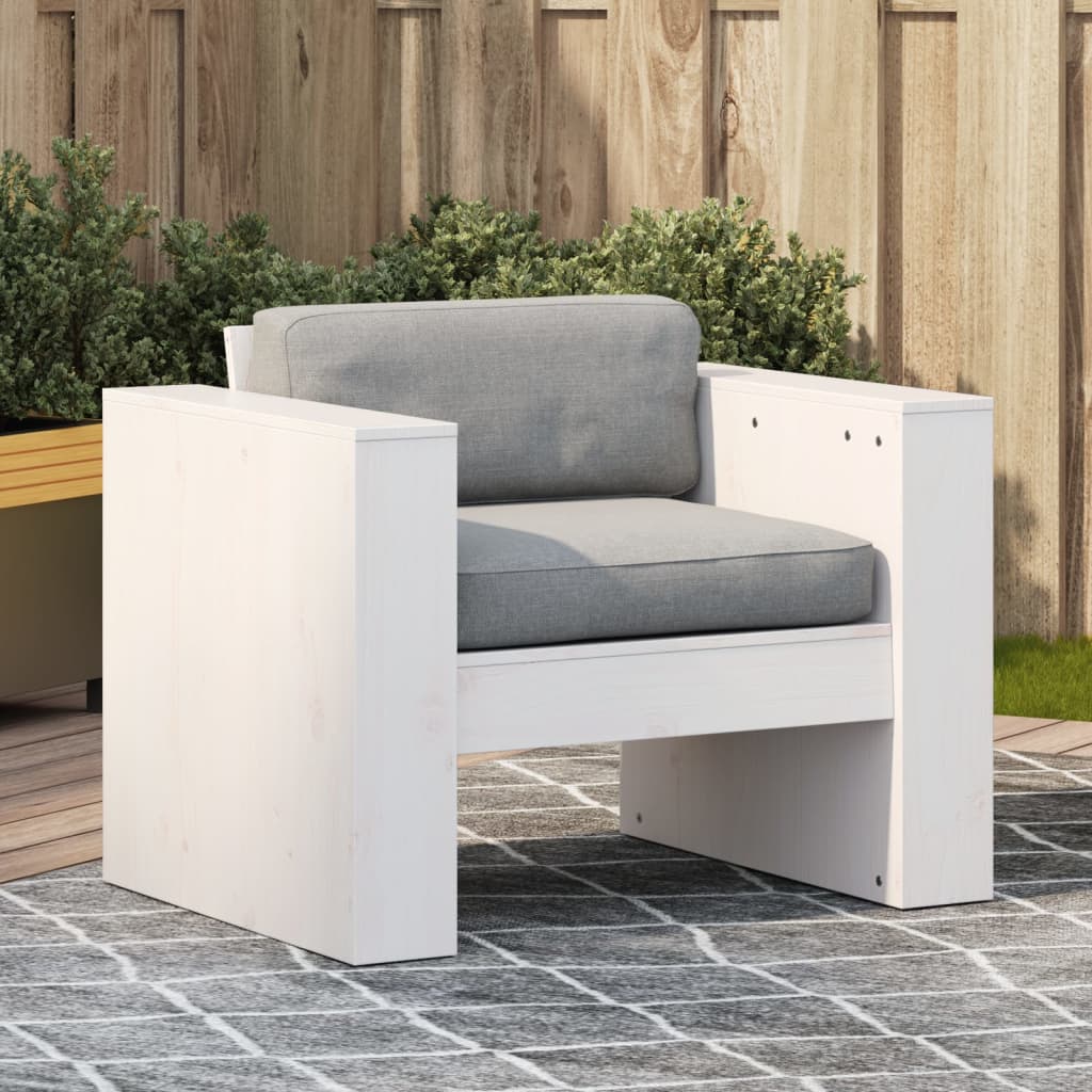 Chunky Solid Wood Garden Chair